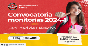 CONVOCATORIA MONITORES DERECHO - 2024-I